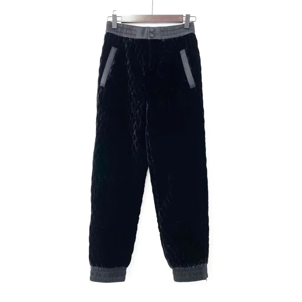Winter And 2023 New Autumn Women's ClothingCommuter Style Silk Velvet Cotton Pants 1018
Winter And 2023 New Autumn Women's ClothingCommuter Style Silk Velvet Cotton Pants 1018