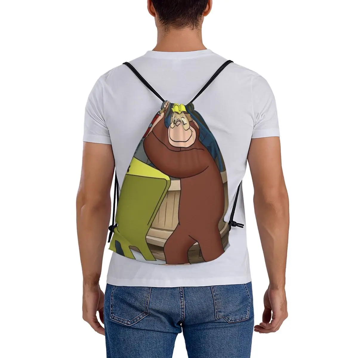 Anime Curious George Monkey Backpacks Casual Drawstring Bundle Pocket Shoes Bag Book Bags for Travel School
Anime Curious George Monkey Backpacks Casual Drawstring Bundle Pocket Shoes Bag Book Bags for Travel School