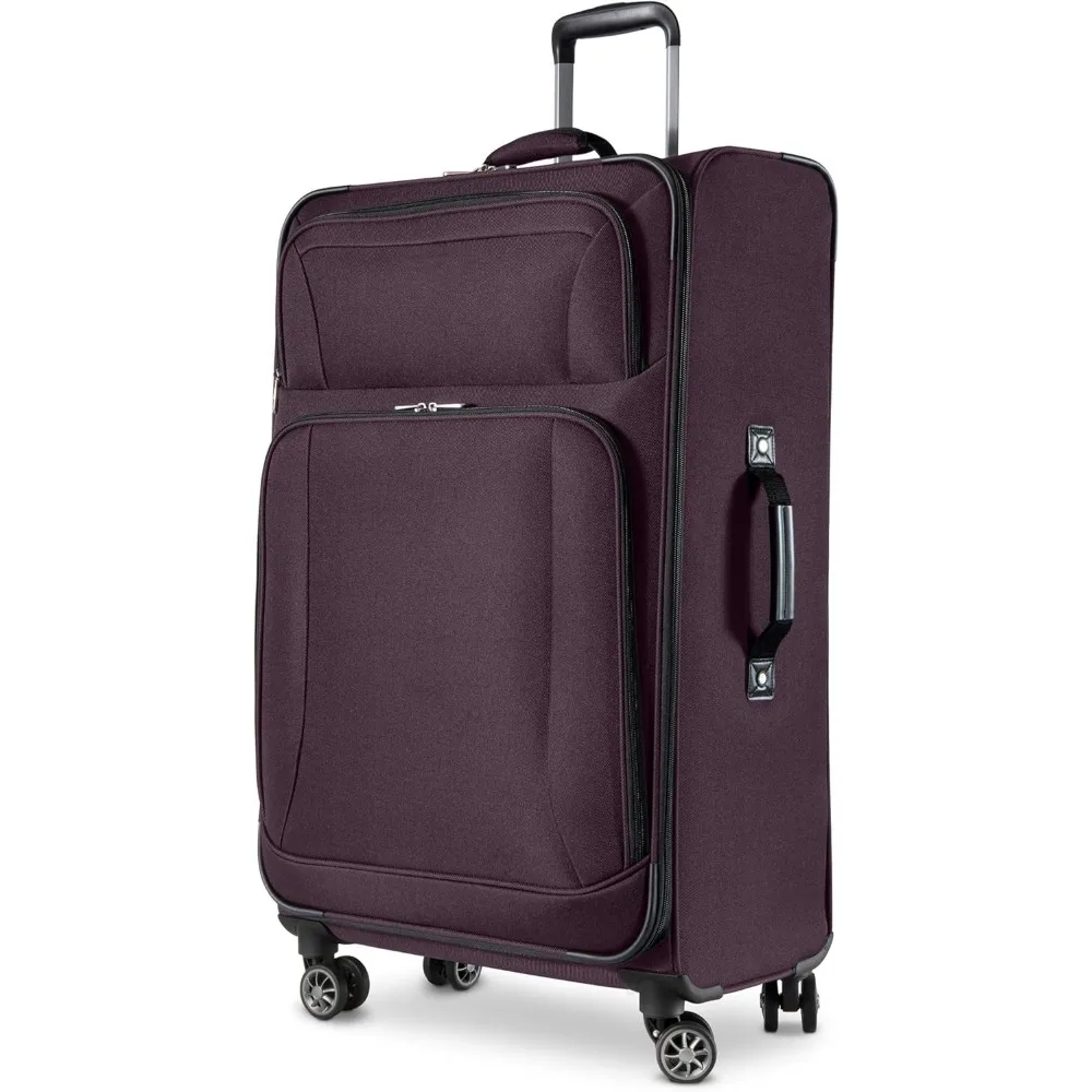 Softside Large Checked Luggage - Lightweight Suitcase with Wheels | TSA Approved Travel Bag | Spinner Suitcase | Large Luggage
Softside Large Checked Luggage - Lightweight Suitcase with Wheels | TSA Approved Travel Bag | Spinner Suitcase | Large Luggage