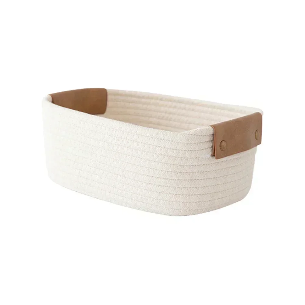 For Small Objects Cotton Rope Basket Desktop Storage Box Decorative Basket Light Brown Bedroom Decor Child-Friendly
For Small Objects Cotton Rope Basket Desktop Storage Box Decorative Basket Light Brown Bedroom Decor Child-Friendly