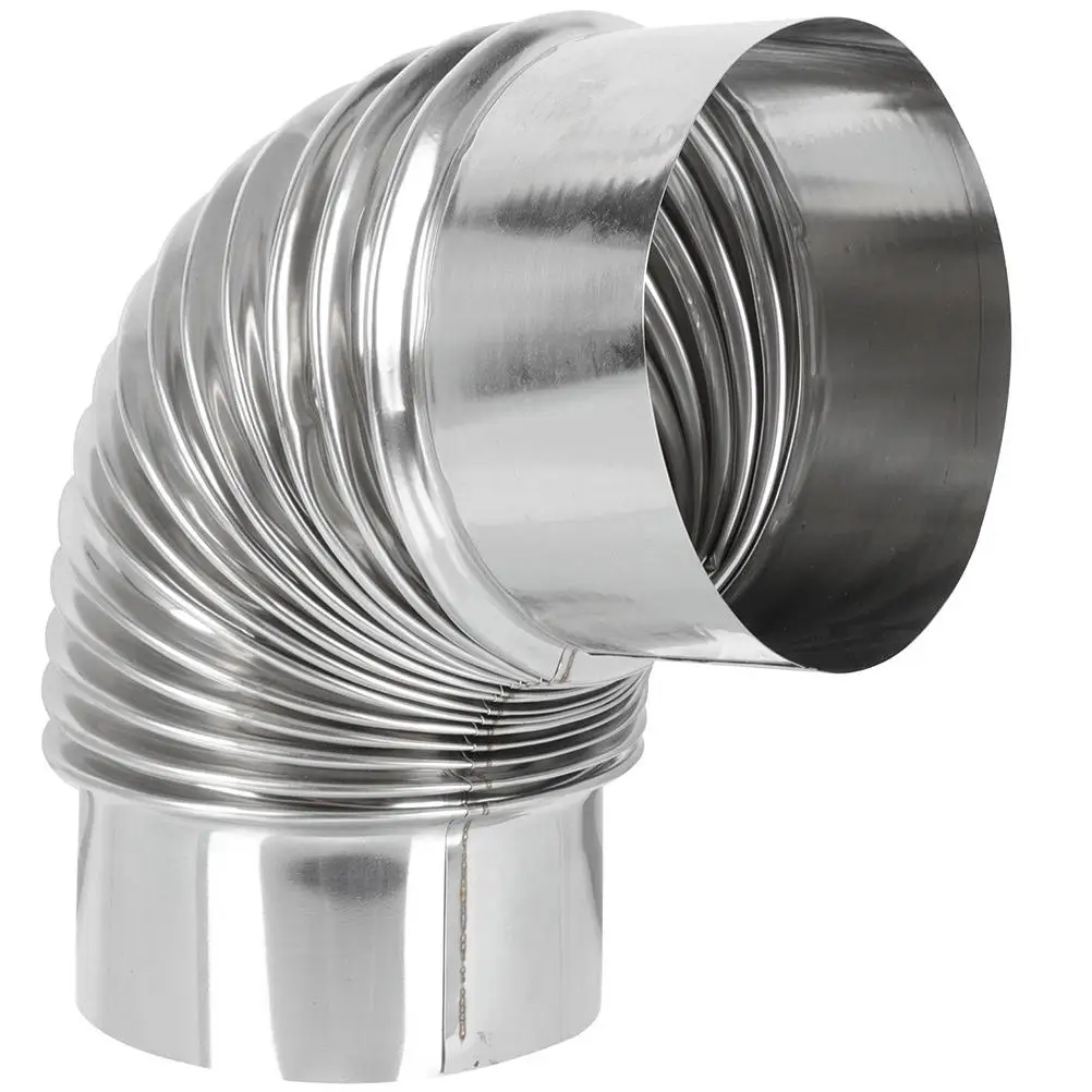 Flexible Air Pipe Stainless Steel Chimney Elbow Exhaust Pipe Stove Vent Hose Kitchen Chimney Hose Flame Retardant Coating Anti
Flexible Air Pipe Stainless Steel Chimney Elbow Exhaust Pipe Stove Vent Hose Kitchen Chimney Hose Flame Retardant Coating Anti