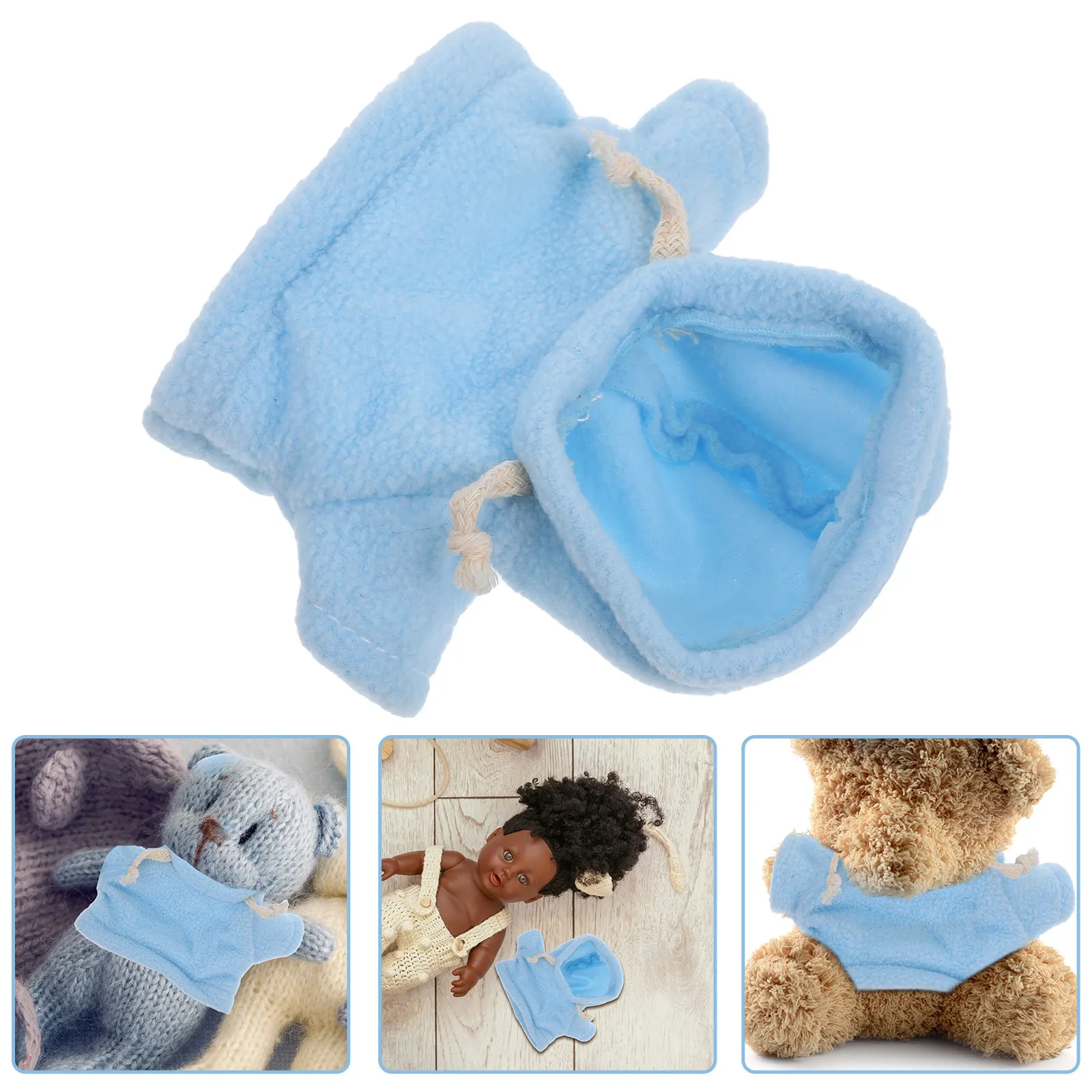 20Cm Miniature Stuffed Bear Replacement Hoodie Clothes Soft Fabric Cute Lovely Small Decorative Costume Accessory
20Cm Miniature Stuffed Bear Replacement Hoodie Clothes Soft Fabric Cute Lovely Small Decorative Costume Accessory