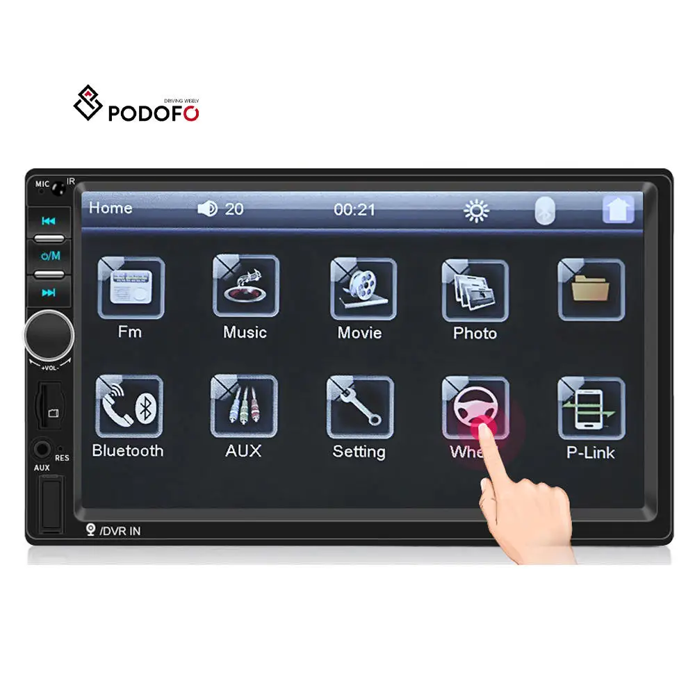 7” Car Radio 1din MP5 Multimedia Player HD Touch Screen FM ISO Power Aux Input Bluetooth USB Mirror Link Autoradio
7” Car Radio 1din MP5 Multimedia Player HD Touch Screen FM ISO Power Aux Input Bluetooth USB Mirror Link Autoradio