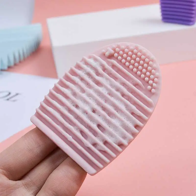 Silicone Makeup Brush Egg Cleaner Cosmetic Cleaning Scrubber Egg Shape Mat Finger Glove Cleaning Pad Makeup Cleaning Tool
Silicone Makeup Brush Egg Cleaner Cosmetic Cleaning Scrubber Egg Shape Mat Finger Glove Cleaning Pad Makeup Cleaning Tool