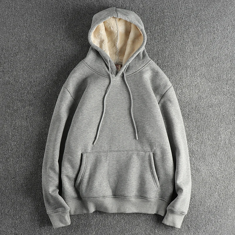 Soft Thickened Hoodie Sweatshirt Men's Overhead Comfortable Warm Color Casual Top Heavyweight Fleece Soft to the Skin
Soft Thickened Hoodie Sweatshirt Men's Overhead Comfortable Warm Color Casual Top Heavyweight Fleece Soft to the Skin