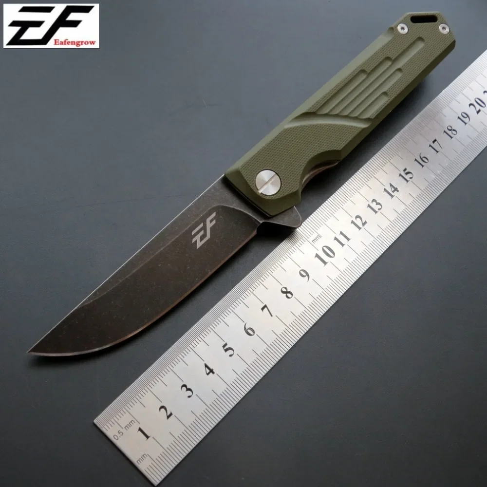 Новый складной нож Eafengrow EF72, стальное лезвие D2 + Ручка G10, карманный нож, охотничий нож для кемпинга, фруктов, нож для повседневного использования
Новый складной нож Eafengrow EF72, стальное лезвие D2 + Ручка G10, карманный нож, охотничий нож для кемпинга, фруктов, нож для повседневного использования