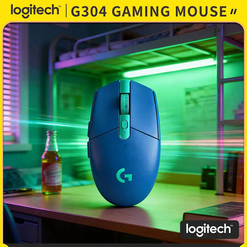 Беспроводная игровая мышь Logitech G304 LIGHTSPEED, 12000 DPI, задержка 1 мс, сенсор HERO, 250 часов автономной работы, портативная, для домашнего использования и геймеров
Беспроводная игровая мышь Logitech G304 LIGHTSPEED, 12000 DPI, задержка 1 мс, сенсор HERO, 250 часов автономной работы, портативная, для домашнего использования и геймеров