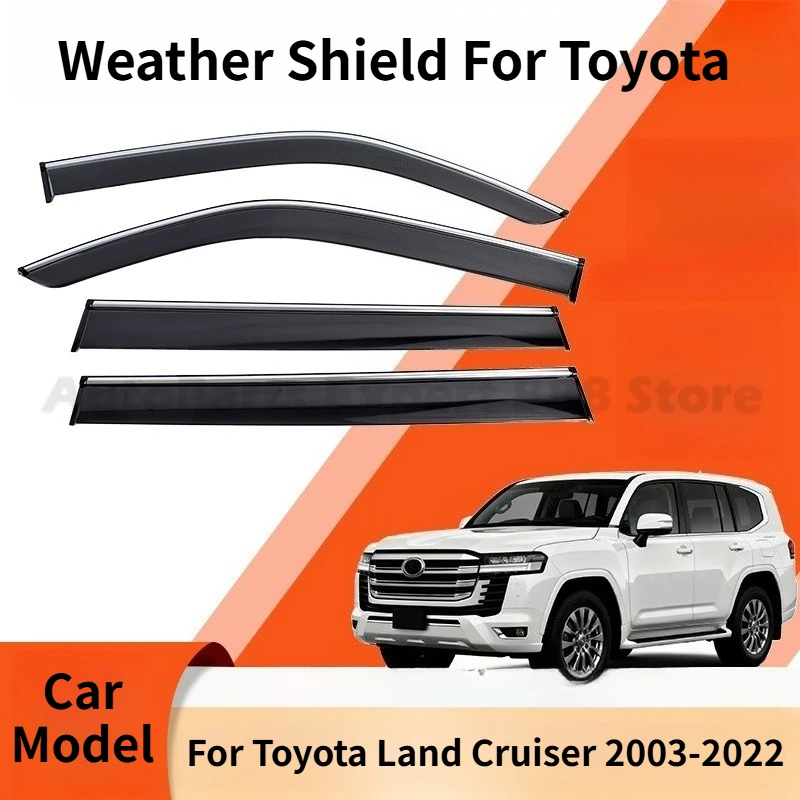 Modification Parts Weather Shield For Toyota Land Cruiser 2003-2022 Window Visor Rain Guard Deflector Windshield Rain Trim
Modification Parts Weather Shield For Toyota Land Cruiser 2003-2022 Window Visor Rain Guard Deflector Windshield Rain Trim