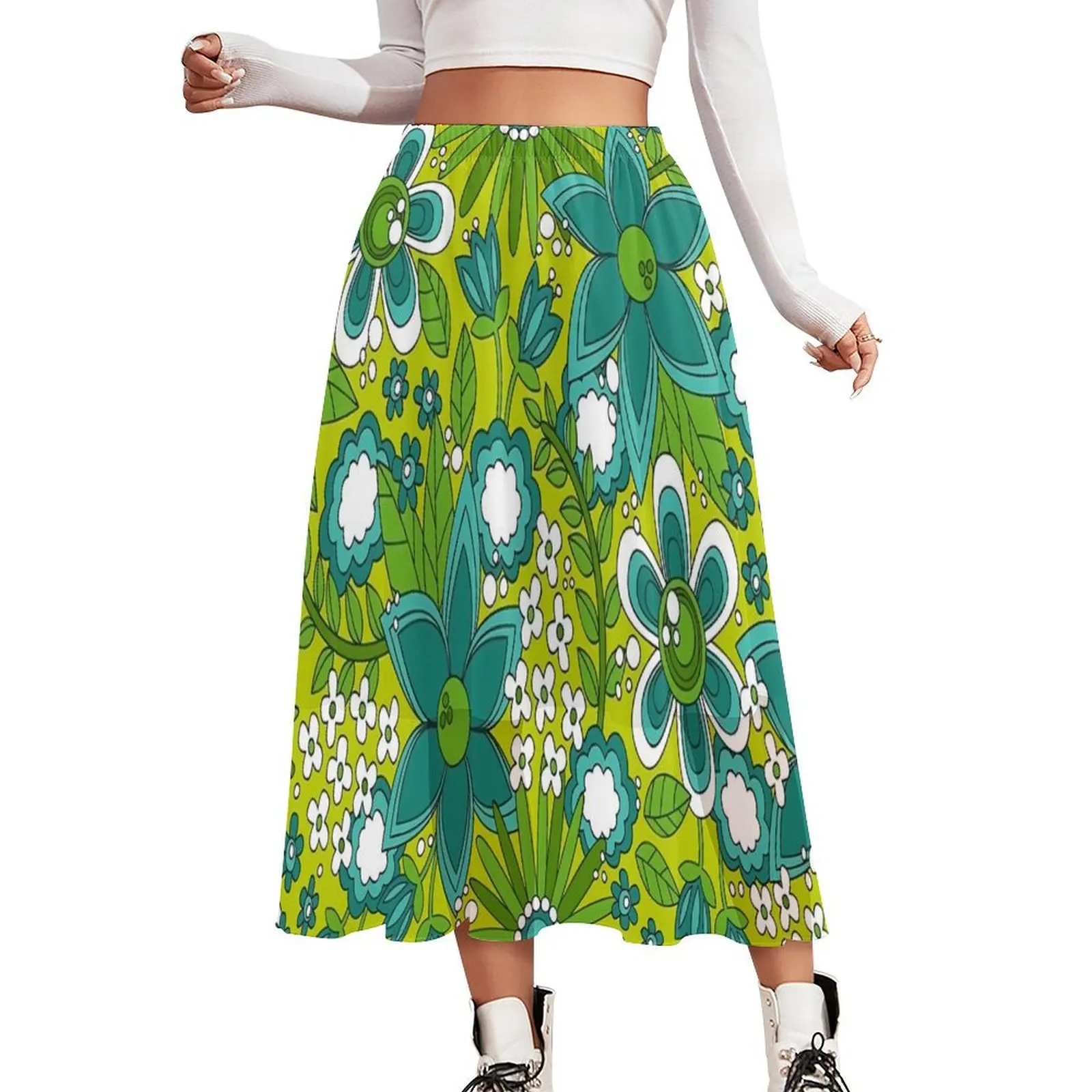 Blue Retro Flower Skirt Peace Love Floral Retro Long Skirts High Waist Pattern Street Wear Casual Skirt Large Size
Blue Retro Flower Skirt Peace Love Floral Retro Long Skirts High Waist Pattern Street Wear Casual Skirt Large Size