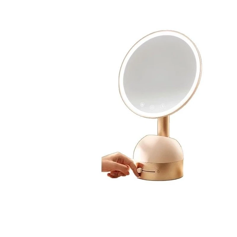 Beauty mirror Makeup Desktop vanity with lamp 3D linkage adjustment LED portable
Beauty mirror Makeup Desktop vanity with lamp 3D linkage adjustment LED portable