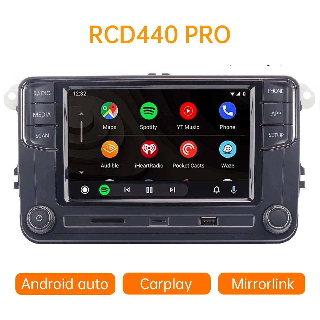 Android Auto RCD440 PRO Carplay Radio MIB New Arrival 6RD035187B for VW Polo Passat B6 B7 Golf 5 6 Jetta MK5 6 Tiguan CC Beetle
Android Auto RCD440 PRO Carplay Radio MIB New Arrival 6RD035187B for VW Polo Passat B6 B7 Golf 5 6 Jetta MK5 6 Tiguan CC Beetle