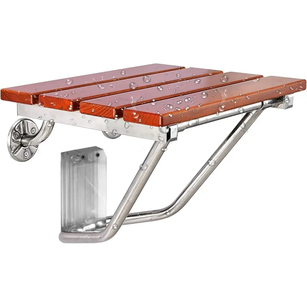 Folding Shower Seat Bench Wall Mount, Fold Down Teak Bathroom Chair For Elderly Disabled Medical Home Care Inside Shower
Folding Shower Seat Bench Wall Mount, Fold Down Teak Bathroom Chair For Elderly Disabled Medical Home Care Inside Shower