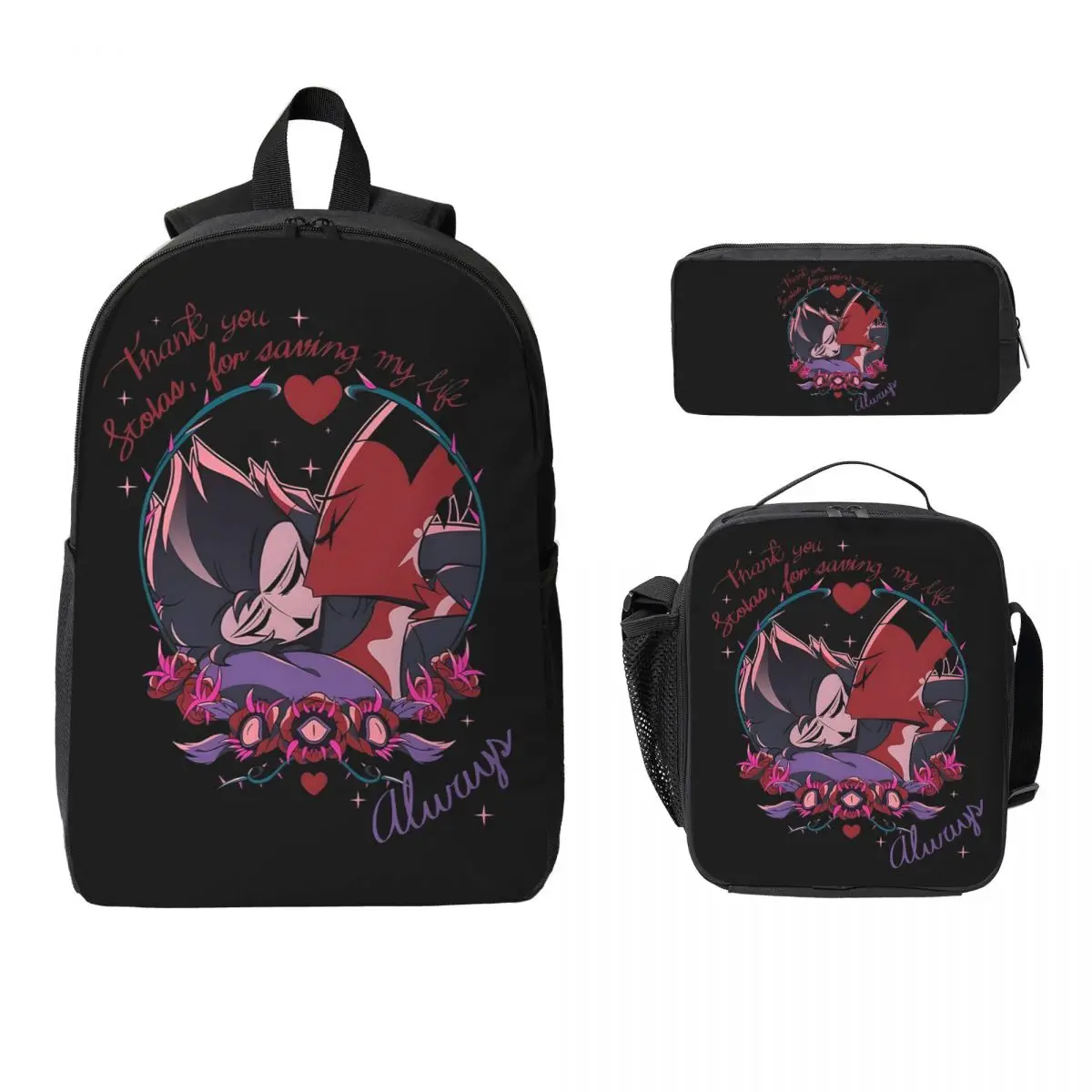 Always Helluva Boss Backpack Student BookBag School Bag Laptop Shoulder Bags 3ps Insulated Lunch Bag Pencil Case
Always Helluva Boss Backpack Student BookBag School Bag Laptop Shoulder Bags 3ps Insulated Lunch Bag Pencil Case