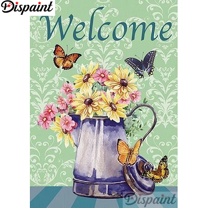 Dispaint Full Square/Round Drill 5D DIY Diamond Painting "Flower butterfly" 3D Embroidery Cross Stitch Home Decor Gift A12912
Dispaint Full Square/Round Drill 5D DIY Diamond Painting "Flower butterfly" 3D Embroidery Cross Stitch Home Decor Gift A12912