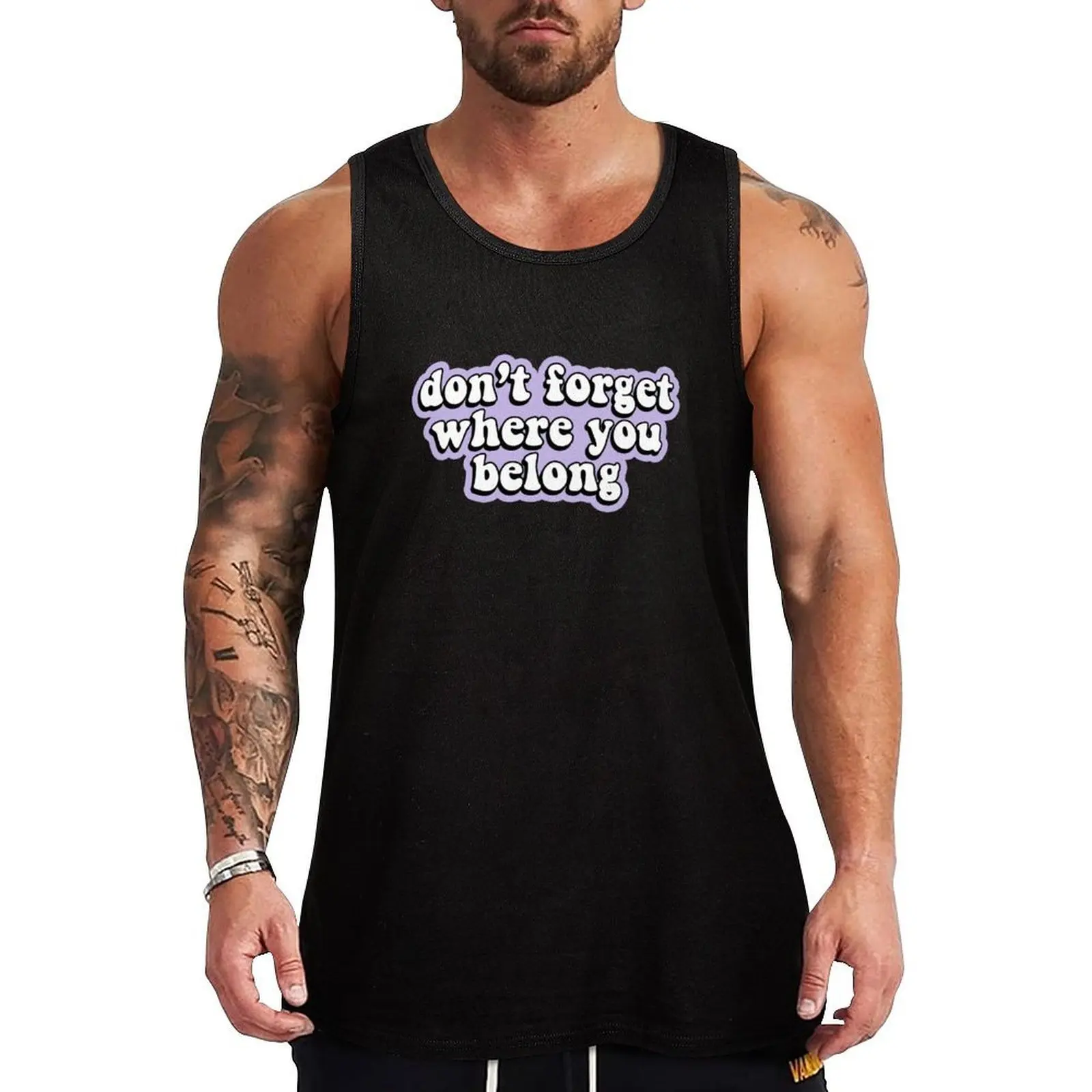 Dont forget where you belong Tank Top sports clothes for men male top T-shirt sports gym shirt men
Dont forget where you belong Tank Top sports clothes for men male top T-shirt sports gym shirt men