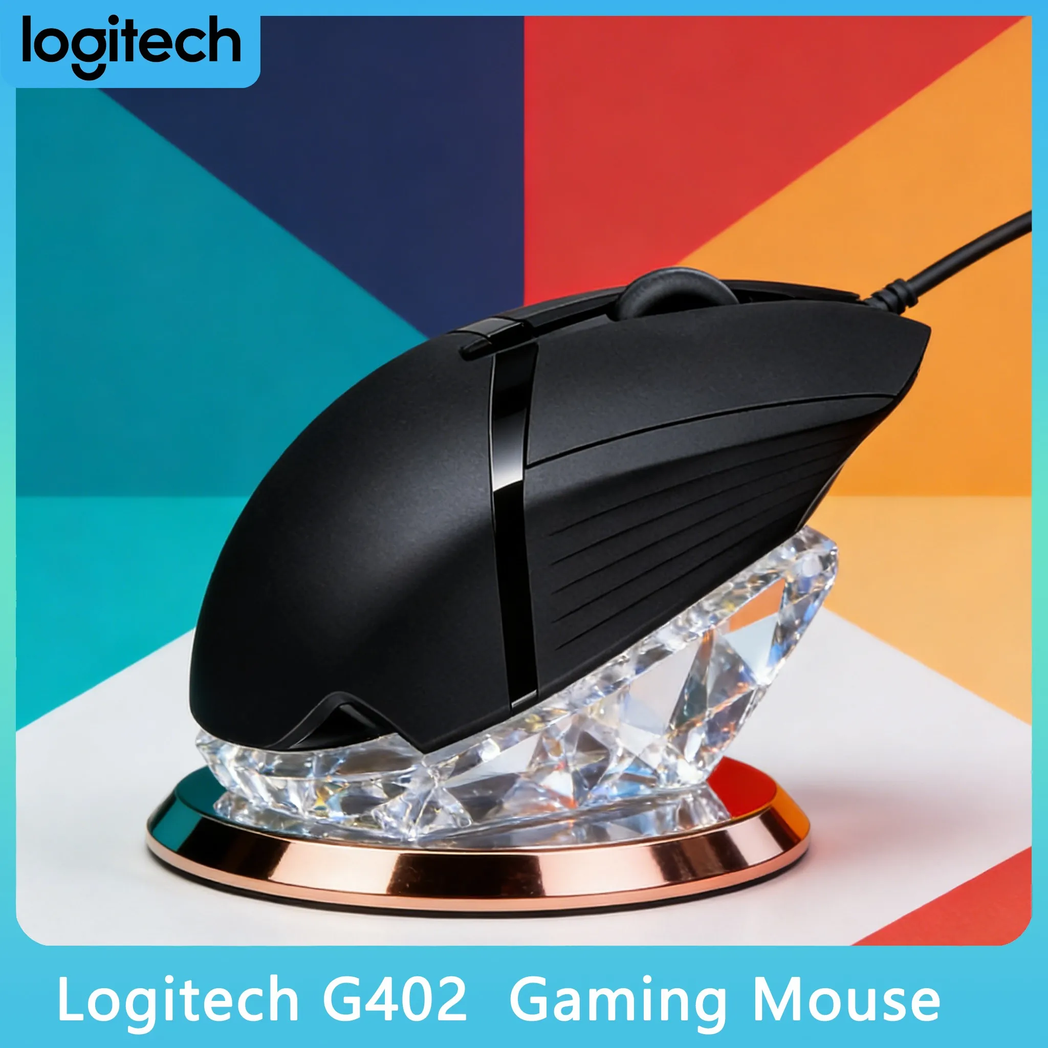 Logitech G402 Hyperion Fury Gaming Mouse Ergonomic Design Fast Response Sensor
Logitech G402 Hyperion Fury Gaming Mouse Ergonomic Design Fast Response Sensor