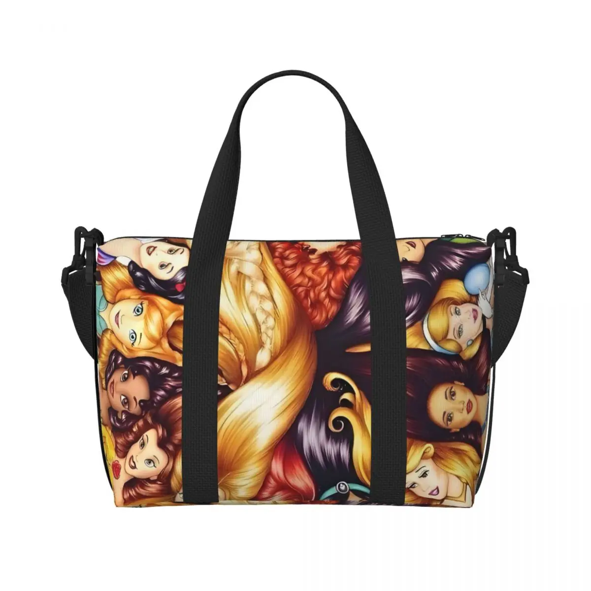 Custom Princess Cross Stitch Tote Bag Women Large Capacity Cartoon Fantasy Film Anime Beach Gym Shoulder Travel Bag
Custom Princess Cross Stitch Tote Bag Women Large Capacity Cartoon Fantasy Film Anime Beach Gym Shoulder Travel Bag