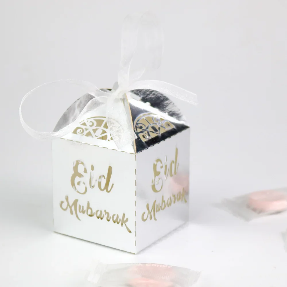 100Pcs wholesale EID Mubarak DIY Laser Cut Hollow Candy Gift Boxes Ramadan Decorations Islamic Eid Mubarak Party Decoration
100Pcs wholesale EID Mubarak DIY Laser Cut Hollow Candy Gift Boxes Ramadan Decorations Islamic Eid Mubarak Party Decoration
