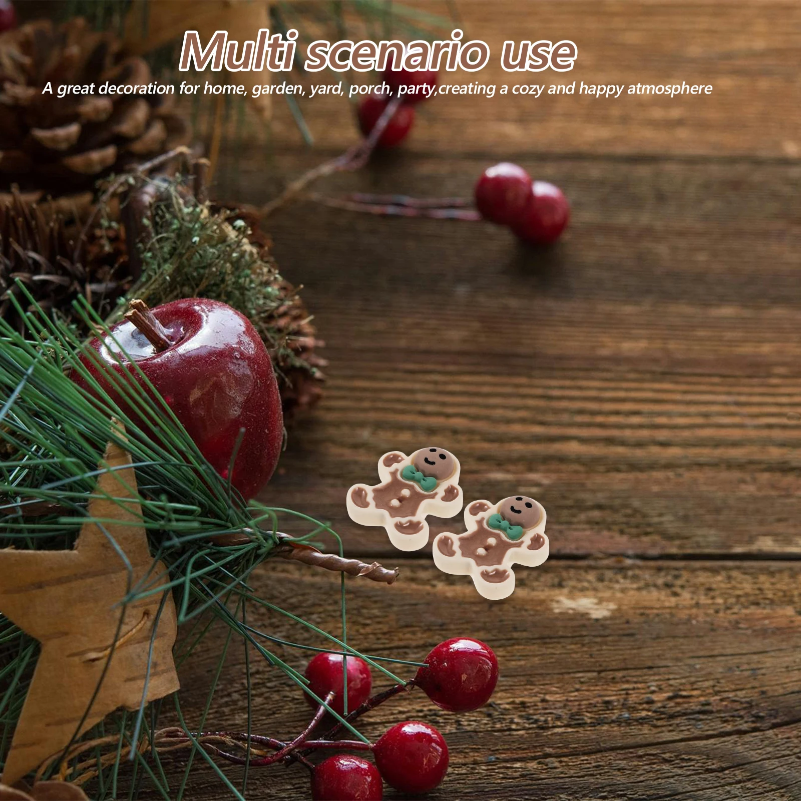 40pcs Gingerbread Man Accessories Christmas Tree Decor DIY Cookies Cookie Cutters Home Garden Party Holiday naments
40pcs Gingerbread Man Accessories Christmas Tree Decor DIY Cookies Cookie Cutters Home Garden Party Holiday naments