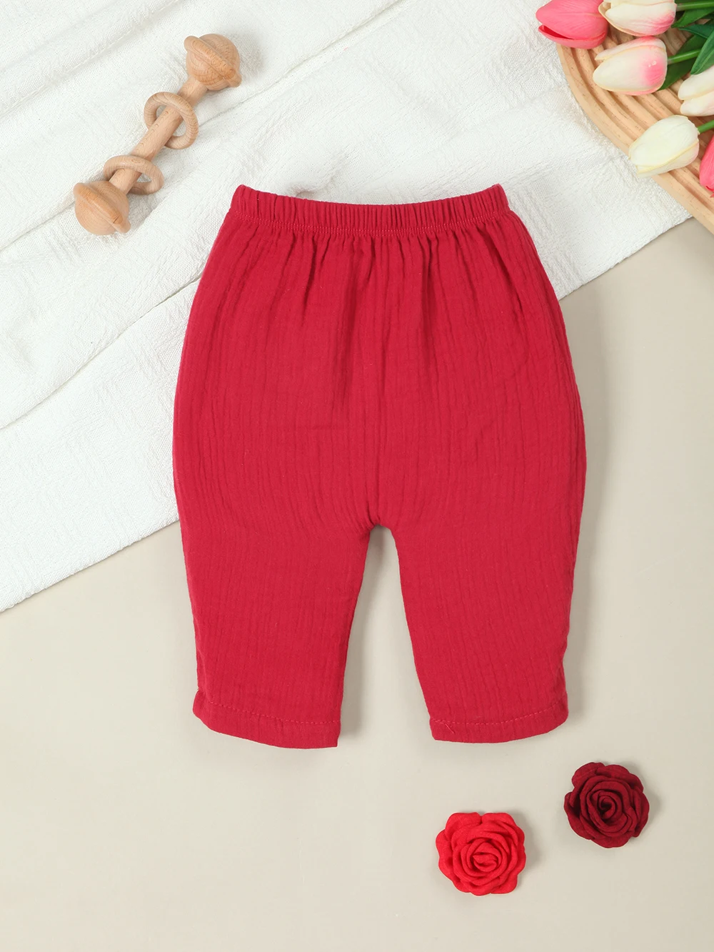 1 шт. Мягкие хлопковые штаны для девочек, весенне-летние брюки для новорожденных, свободные повседневные леггинсы для малышей (красные)
1 шт. Мягкие хлопковые штаны для девочек, весенне-летние брюки для новорожденных, свободные повседневные леггинсы для малышей (красные)