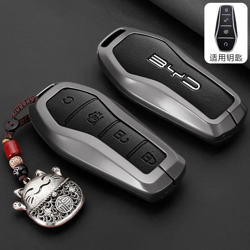 Premium Zinc Alloy Key Cover Case for BYD Song Plus/Seal 06/Han DM-i/Tang/Qin L/Destroyer 05 - Protective Key Fob Shell
Premium Zinc Alloy Key Cover Case for BYD Song Plus/Seal 06/Han DM-i/Tang/Qin L/Destroyer 05 - Protective Key Fob Shell