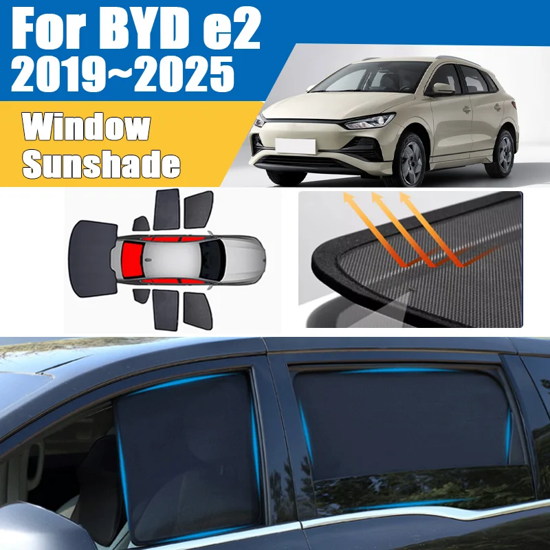 Car Sun Shade For BYD e2 2019 2020 2021 2023 2024 2025 Visor Mesh UV Protection Heat Insulation Blackout Mesh Car Accessories
Car Sun Shade For BYD e2 2019 2020 2021 2023 2024 2025 Visor Mesh UV Protection Heat Insulation Blackout Mesh Car Accessories