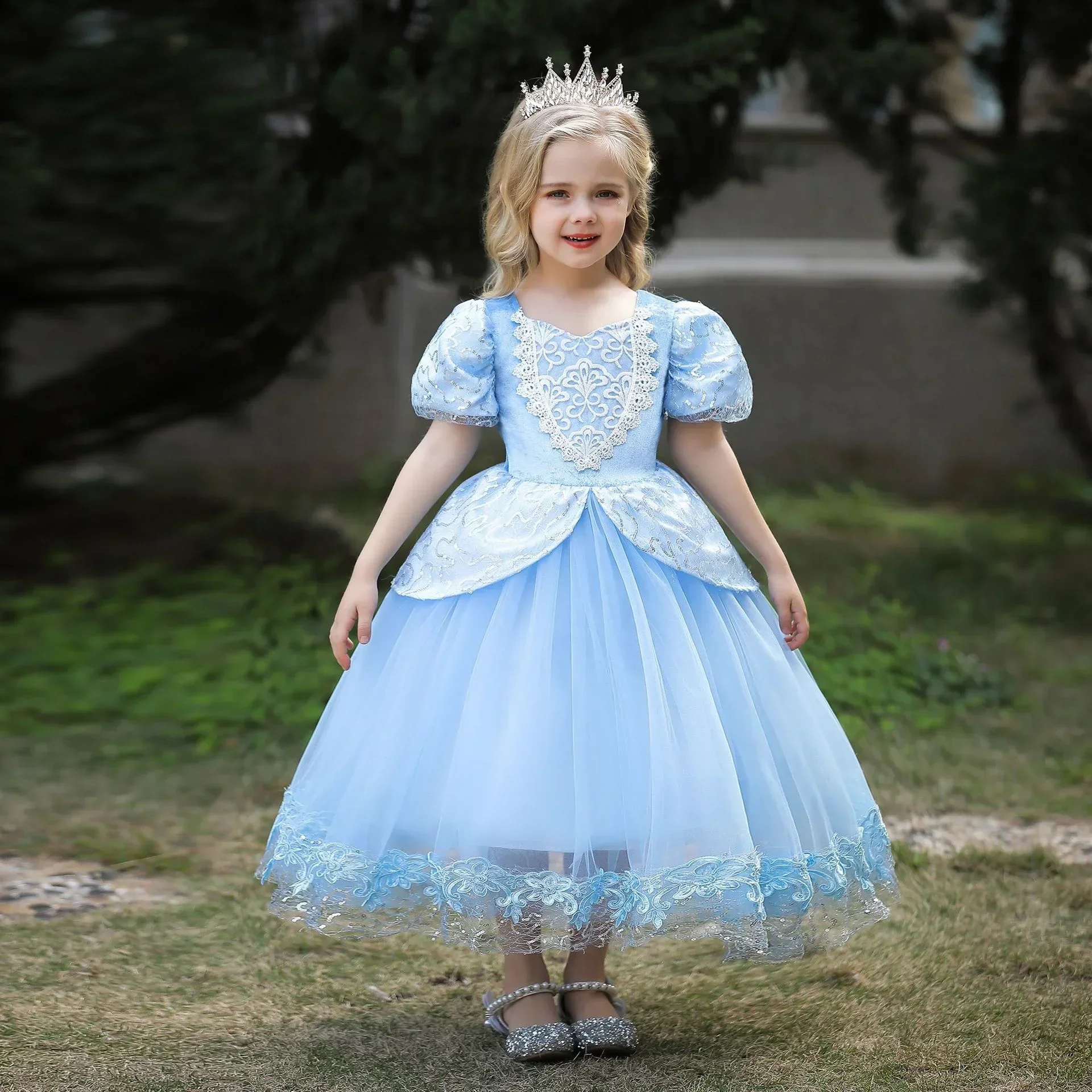 Girls Princess Birthday Dress Halloween Costume Pageant Christmas Evening Party Dance Ball Gown
Girls Princess Birthday Dress Halloween Costume Pageant Christmas Evening Party Dance Ball Gown