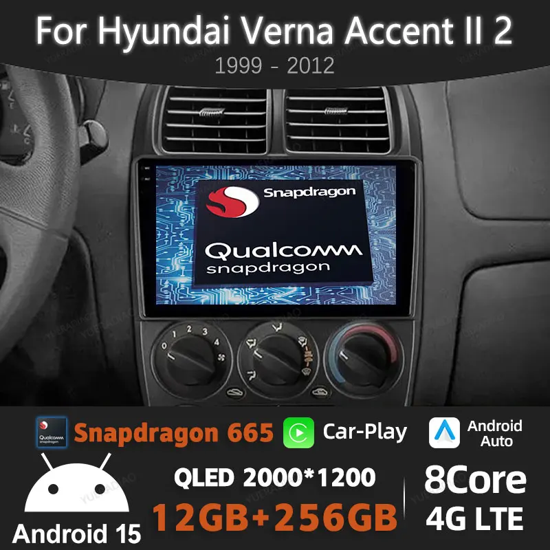 Автомобильный радиоприемник Android 15 для Hyundai Verna Accent II 2 1999-2012 GPS NAVI Qualcomm Мультимедийный видеоплеер 4G LTE 5G WIFI QLED BT
Автомобильный радиоприемник Android 15 для Hyundai Verna Accent II 2 1999-2012 GPS NAVI Qualcomm Мультимедийный видеоплеер 4G LTE 5G WIFI QLED BT