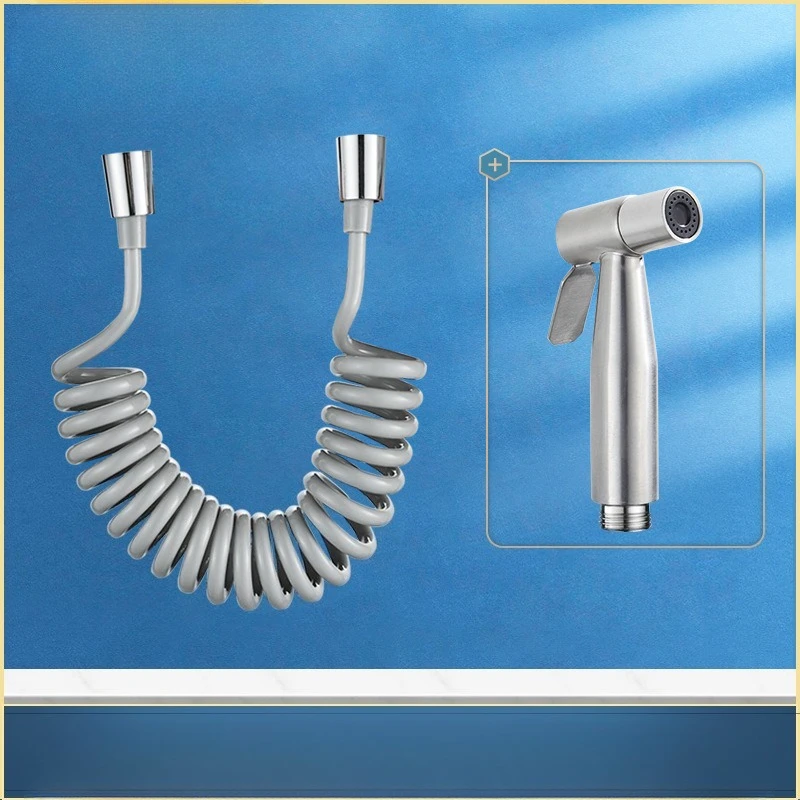 Flexible Spring Handheld Bidet Sprayer for Toilet Soft Hose Shower Head Bathroom Accessory Telephone Line Hose Tube
Flexible Spring Handheld Bidet Sprayer for Toilet Soft Hose Shower Head Bathroom Accessory Telephone Line Hose Tube