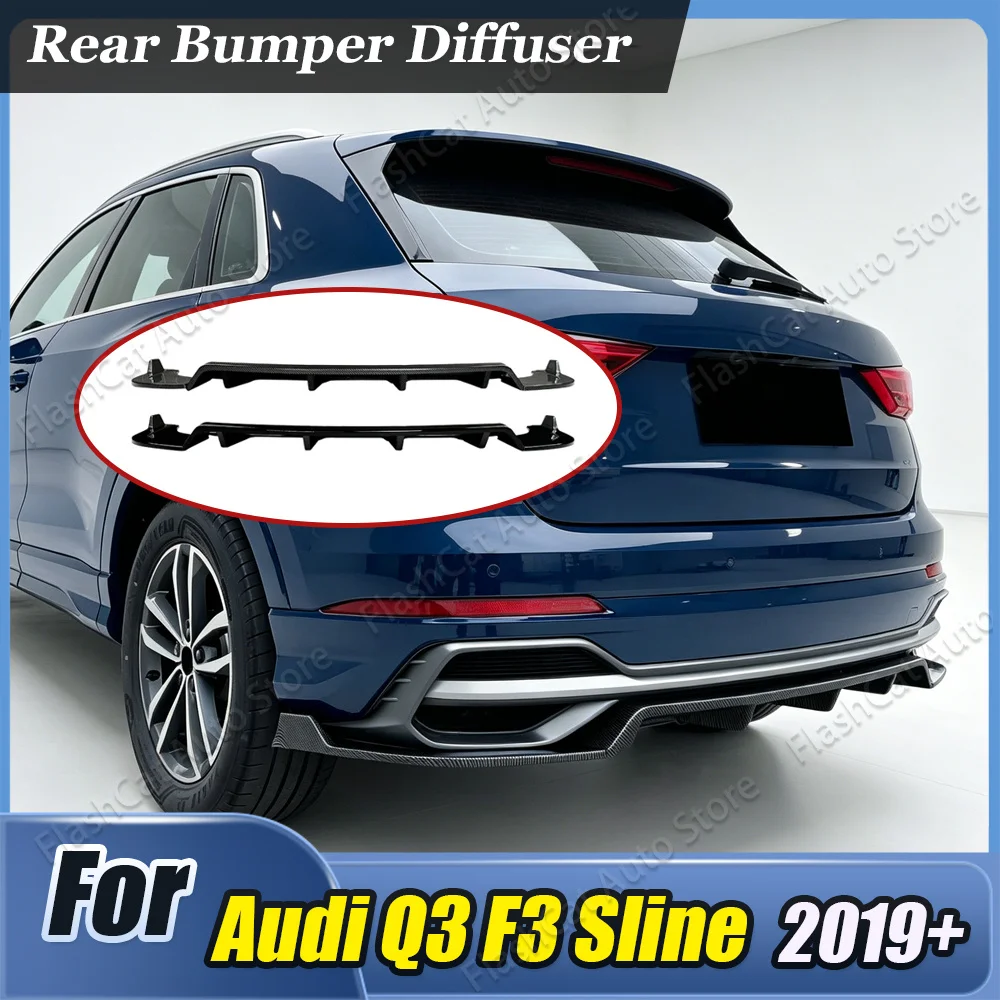 Side Corner Skirt Lip Lower Diffuser Body Kits Spoiler Protector For AUDI Q3 F3 Sline 2019-2025 Car Rear Bumper Lip Splitter
Side Corner Skirt Lip Lower Diffuser Body Kits Spoiler Protector For AUDI Q3 F3 Sline 2019-2025 Car Rear Bumper Lip Splitter