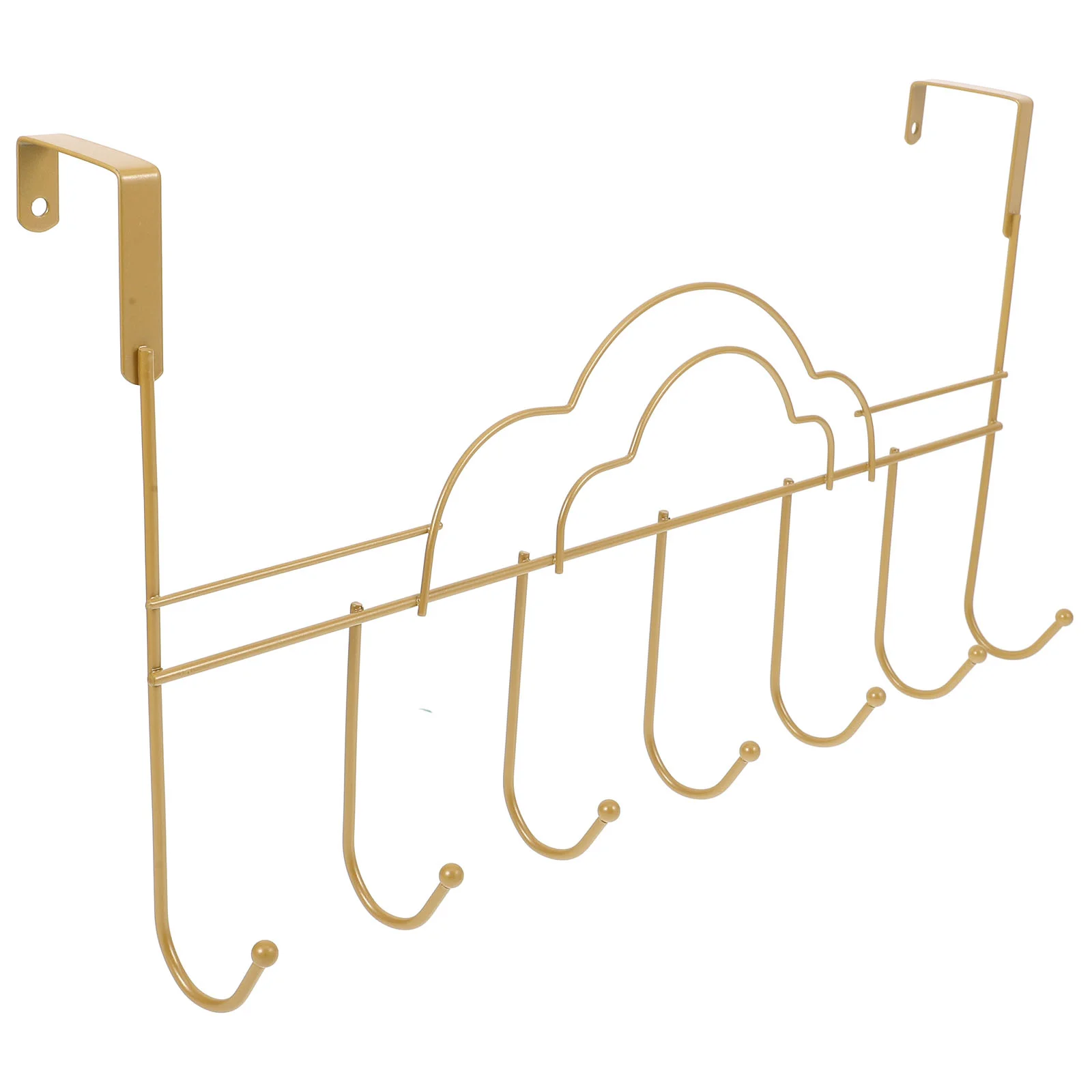 Over the Door Hooks Foldable Golden Hangers for Coat Storage Bath Bedroom Towel Bag ganizer Cloud Design Iron No Drill Easy
Over the Door Hooks Foldable Golden Hangers for Coat Storage Bath Bedroom Towel Bag ganizer Cloud Design Iron No Drill Easy