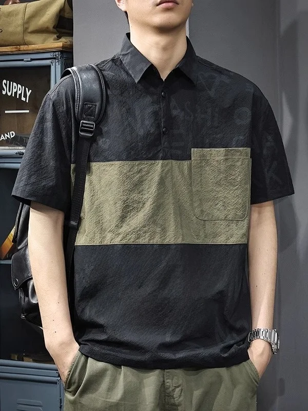 American Style Loose Fit Short Sleeve Shirt Printed Casual Summer Thin Elegant Turn Collar Men's T-Shirt Breathable Yout...
American Style Loose Fit Short Sleeve Shirt Printed Casual Summer Thin Elegant Turn Collar Men's T-Shirt Breathable Yout...