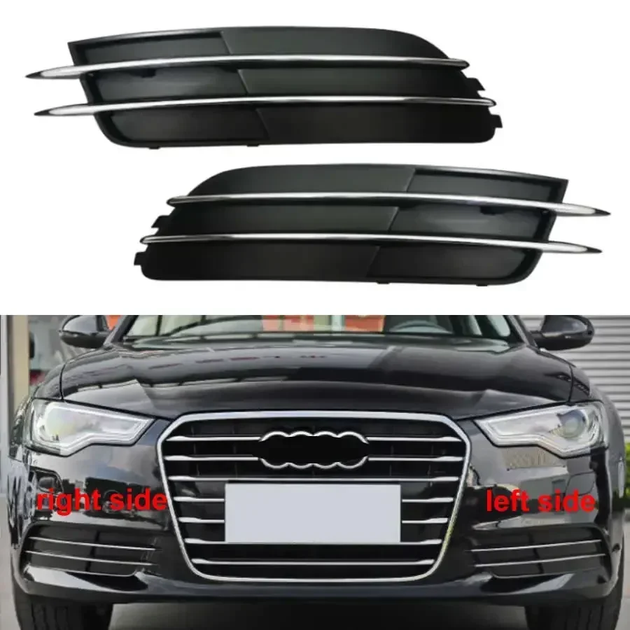 For Audi A6 A6L 2012 2013 2014 2015 Fog Lamp Cover Front Lower Bumper Fogs Light Frame Vent Grille Trims Panel with Bright Bar
For Audi A6 A6L 2012 2013 2014 2015 Fog Lamp Cover Front Lower Bumper Fogs Light Frame Vent Grille Trims Panel with Bright Bar