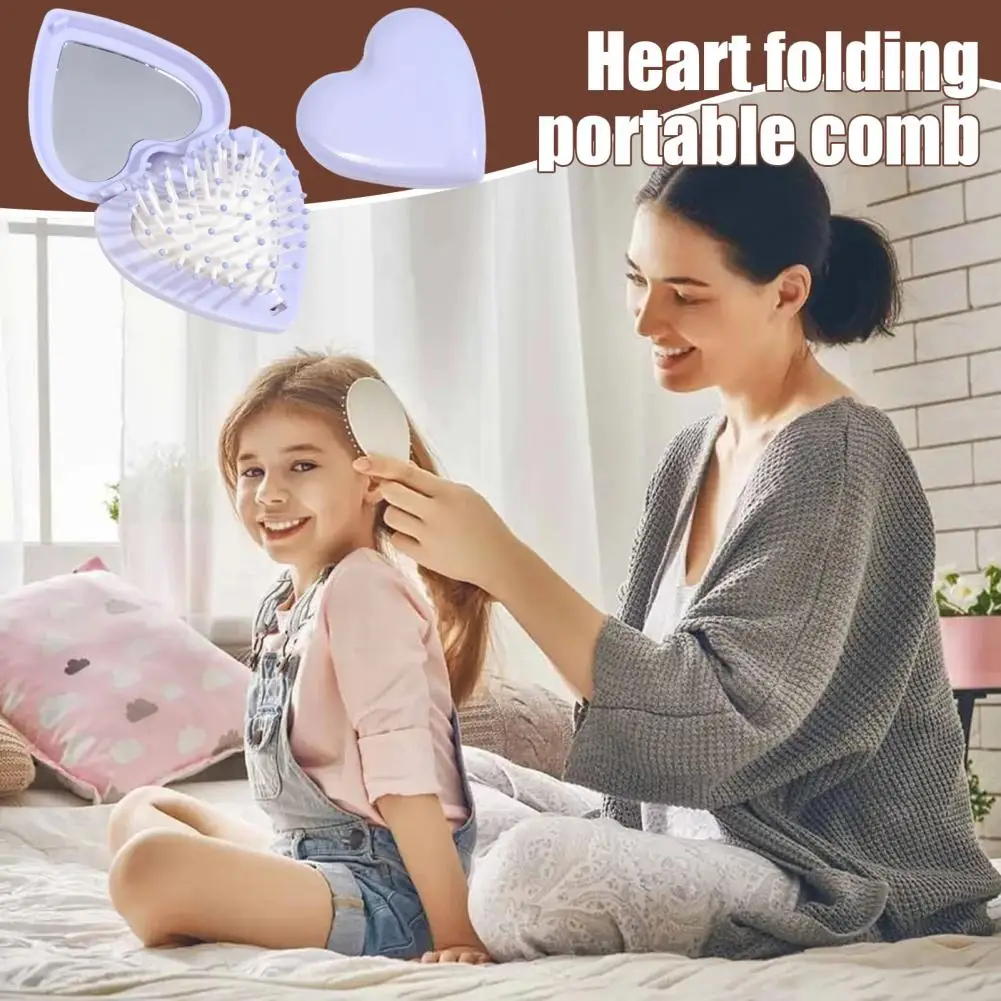 Scalp Massage Comb Portable Massage Brush Portable Love Heart Hair Brush with Mirror Soft Bristles for Men Women for Styling
Scalp Massage Comb Portable Massage Brush Portable Love Heart Hair Brush with Mirror Soft Bristles for Men Women for Styling