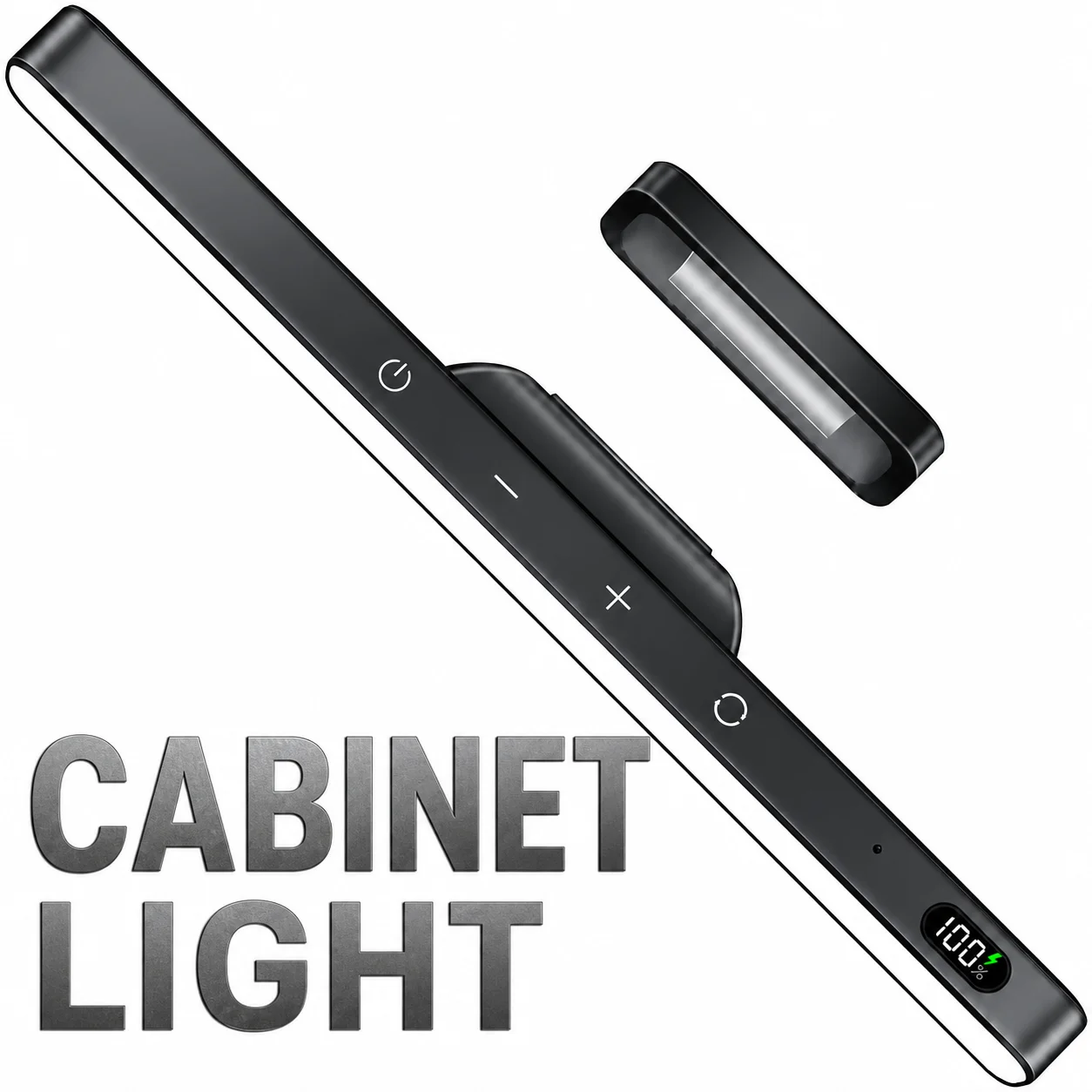 Wireless Wardrobe Light LCD Display 120 LEDs Rechargeable Magnetic Touch Dimmable Cabinet Lamp for Closet Bedroom Mirror Shelf
Wireless Wardrobe Light LCD Display 120 LEDs Rechargeable Magnetic Touch Dimmable Cabinet Lamp for Closet Bedroom Mirror Shelf