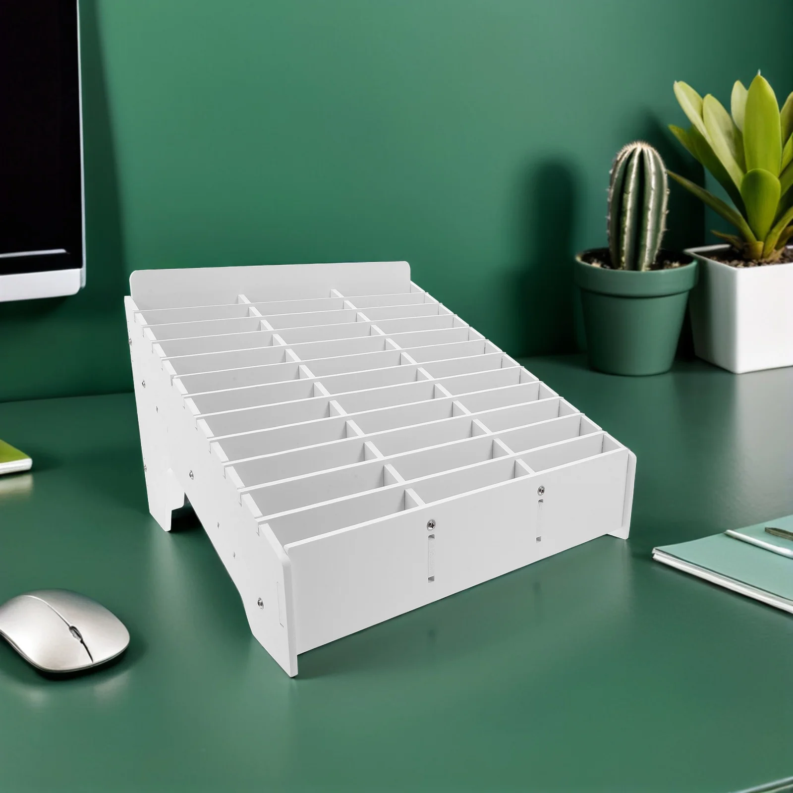 36-Slot Phone Storage Box Wooden Desktop Organizer For Classroom Office Mobile Phone Management Holder Rack Teacher Station
36-Slot Phone Storage Box Wooden Desktop Organizer For Classroom Office Mobile Phone Management Holder Rack Teacher Station