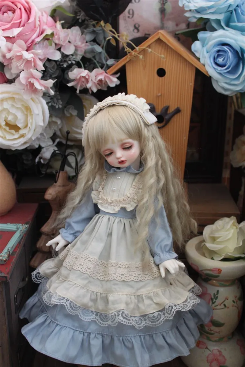 BJD doll clothes fit for 1/3, 1/4, 1/6 Blythe size Blue lace cake skirt stitching suit dress doll accessories
BJD doll clothes fit for 1/3, 1/4, 1/6 Blythe size Blue lace cake skirt stitching suit dress doll accessories