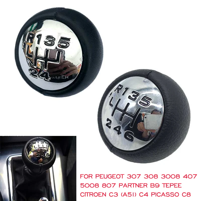 Direct Replacement 5/6 Speed Shift Knob Lever for Peugeot 307 407 3008, Citroen C4 Picasso C8 | OEM Style
Direct Replacement 5/6 Speed Shift Knob Lever for Peugeot 307 407 3008, Citroen C4 Picasso C8 | OEM Style