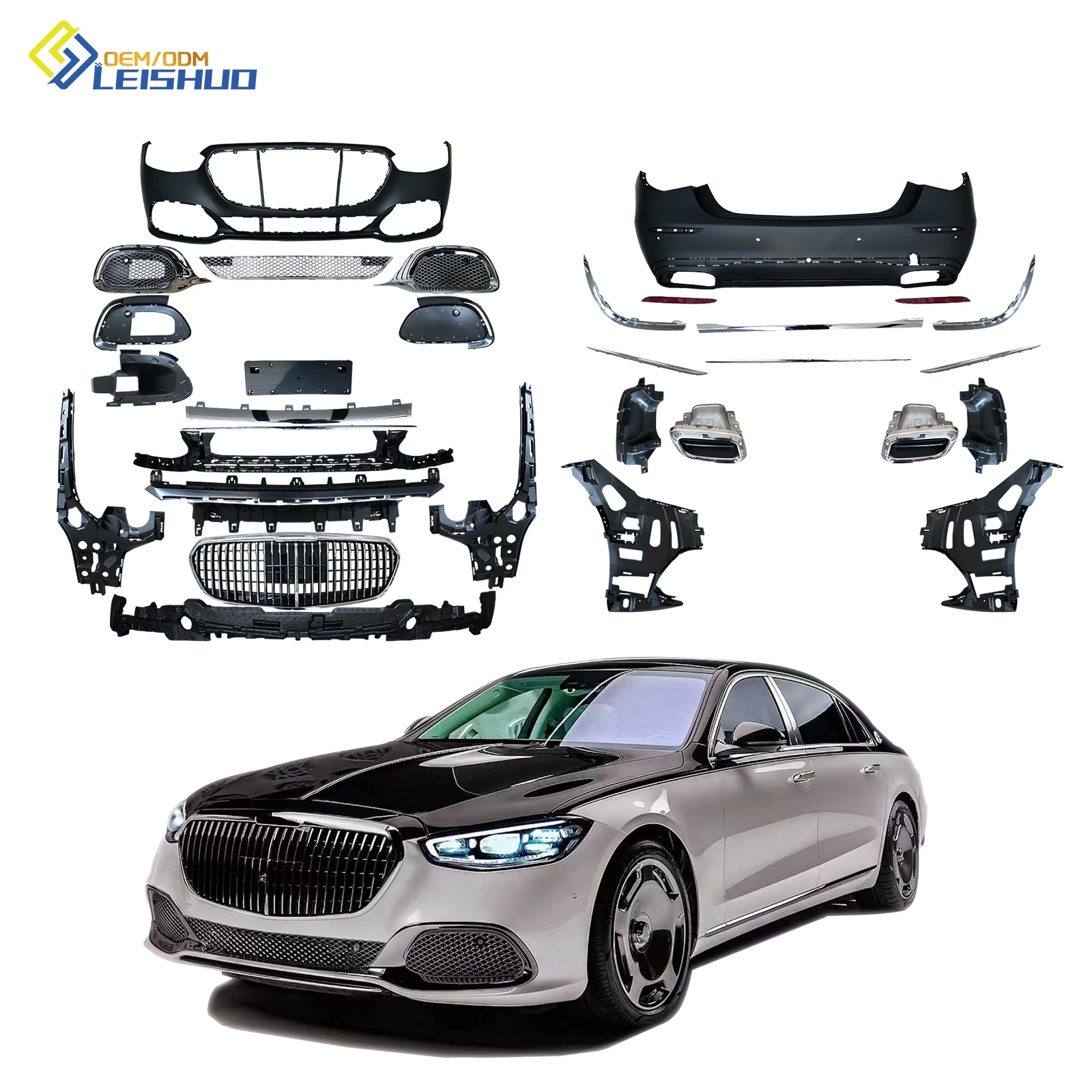 Leishuo 2024 W223 Body Kit Upgrade Car Accessories Facelift Surround Auto Parts Manufacturer Bodykit For E Class Benz
Leishuo 2024 W223 Body Kit Upgrade Car Accessories Facelift Surround Auto Parts Manufacturer Bodykit For E Class Benz