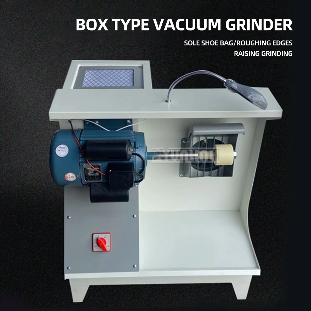 Single Head Box Type Vacuum Sanding Machine for Shoes Sole Roughening Edge Grinding And Polishing Shoe Bag Included
Single Head Box Type Vacuum Sanding Machine for Shoes Sole Roughening Edge Grinding And Polishing Shoe Bag Included