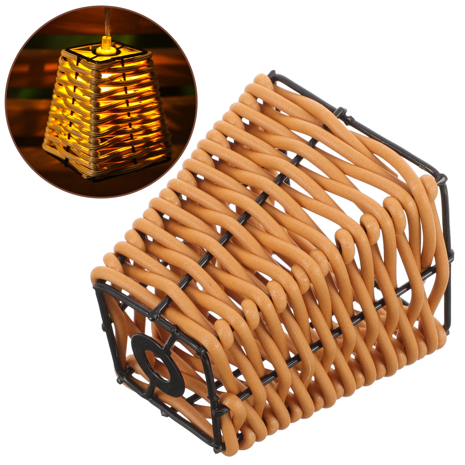 Rattan Lampshade Mini Brown Woven Cover Replacement Lamp Shades for Home Stairs Bedroom Office Decorative Table Lighting
Rattan Lampshade Mini Brown Woven Cover Replacement Lamp Shades for Home Stairs Bedroom Office Decorative Table Lighting