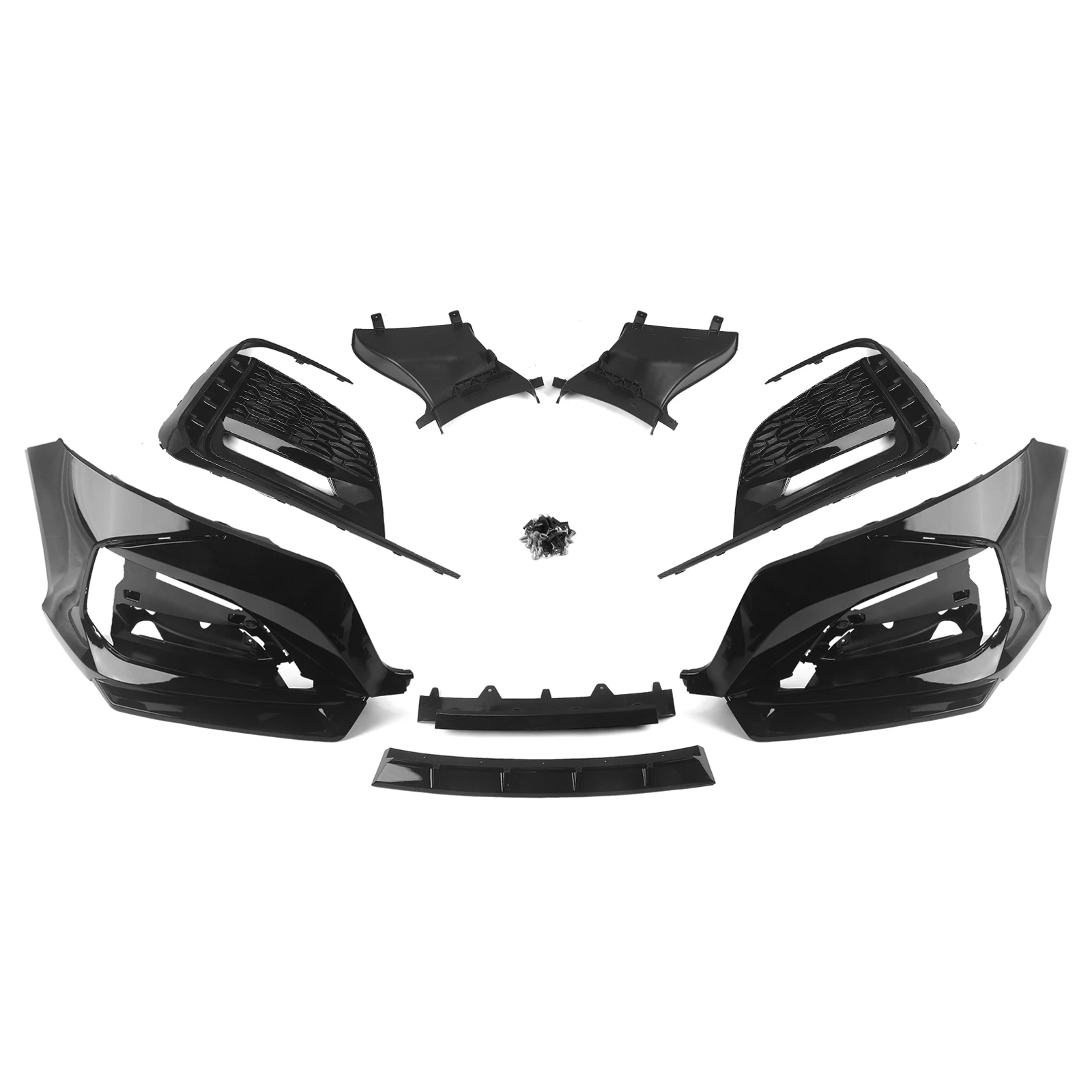 YOFER Body Kit Front Bumper Surround Trim Cover Fog Lamp Air Intake Grill Hood Splitter Spoiler For Honda Accord 10th 2018-2021
YOFER Body Kit Front Bumper Surround Trim Cover Fog Lamp Air Intake Grill Hood Splitter Spoiler For Honda Accord 10th 2018-2021