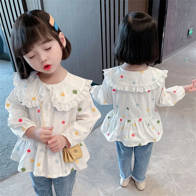Girls Baby's Kids Blouse Jacket Outwear 2023 Casual Spring Autumn Shirts Cotton Children's Clothing High Quality
Girls Baby's Kids Blouse Jacket Outwear 2023 Casual Spring Autumn Shirts Cotton Children's Clothing High Quality