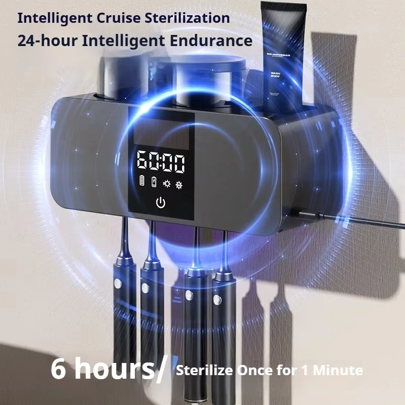 Wireless Wall Mounted Electric Toothbrush Sterilizer UV Drying Holder Rechargeable Toothbrush Dryer
Wireless Wall Mounted Electric Toothbrush Sterilizer UV Drying Holder Rechargeable Toothbrush Dryer