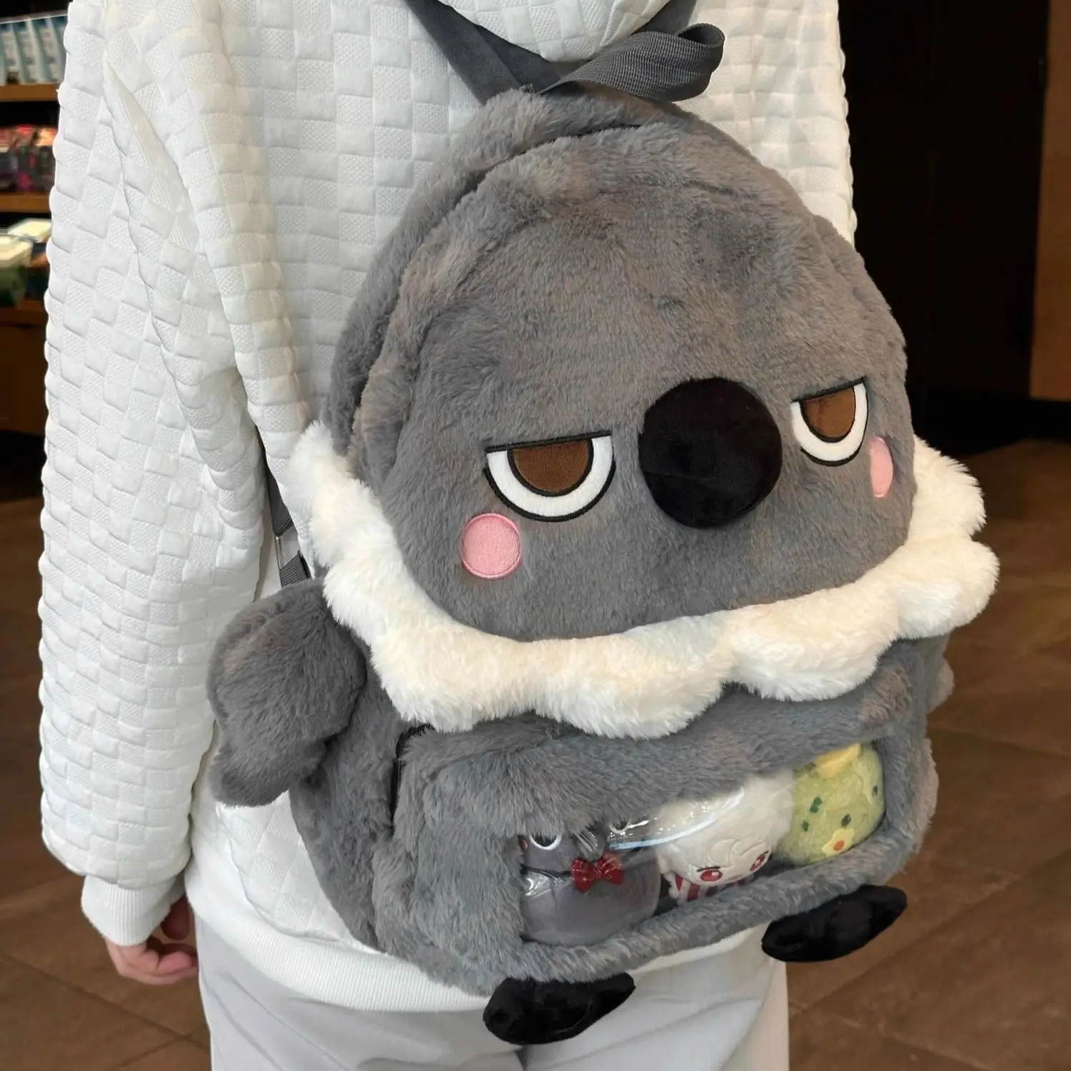 Anime Love and Deepspace Sylus Attribute Cosplay Cartoon Cute Fluffy Plush Toys Crow Backpack Flannelette Bag Birthday Gift
Anime Love and Deepspace Sylus Attribute Cosplay Cartoon Cute Fluffy Plush Toys Crow Backpack Flannelette Bag Birthday Gift