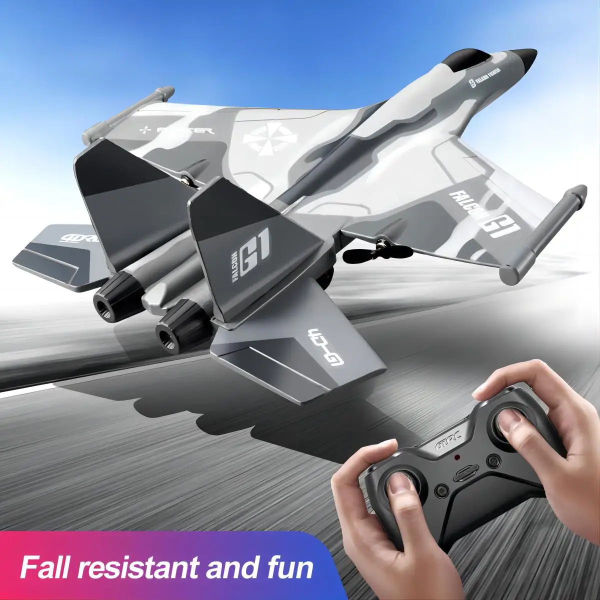 4DRC G1 RC Plane 2.4GHz 4 Channel 6-axis Gyro Stabilizer RTF Glider Aircraft US,Logistics is randomly sent by UPS/USPS
4DRC G1 RC Plane 2.4GHz 4 Channel 6-axis Gyro Stabilizer RTF Glider Aircraft US,Logistics is randomly sent by UPS/USPS