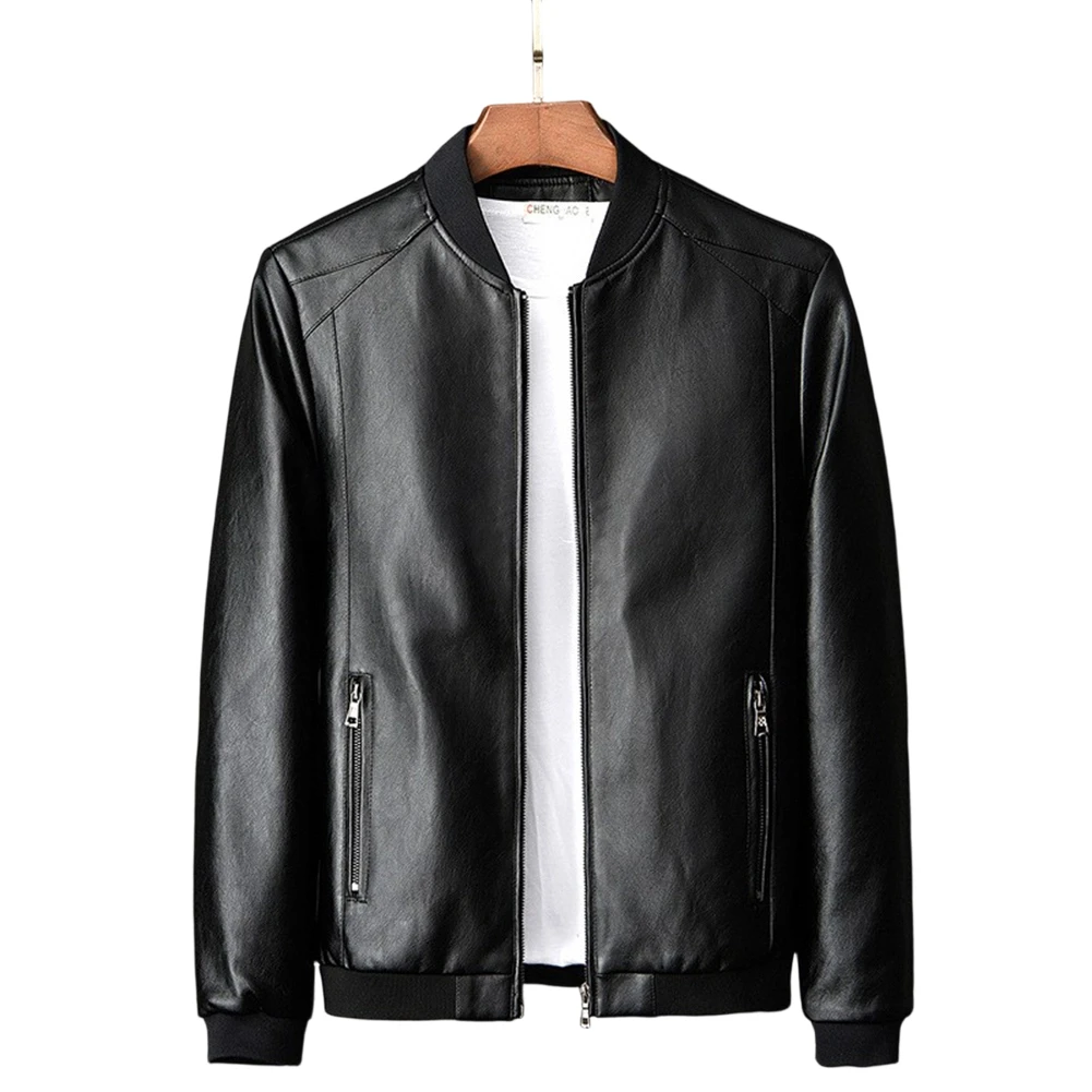 Men Faux Leather Jackets Slim Fit Warm Plush Handsome Business Coat Outerwear
Men Faux Leather Jackets Slim Fit Warm Plush Handsome Business Coat Outerwear