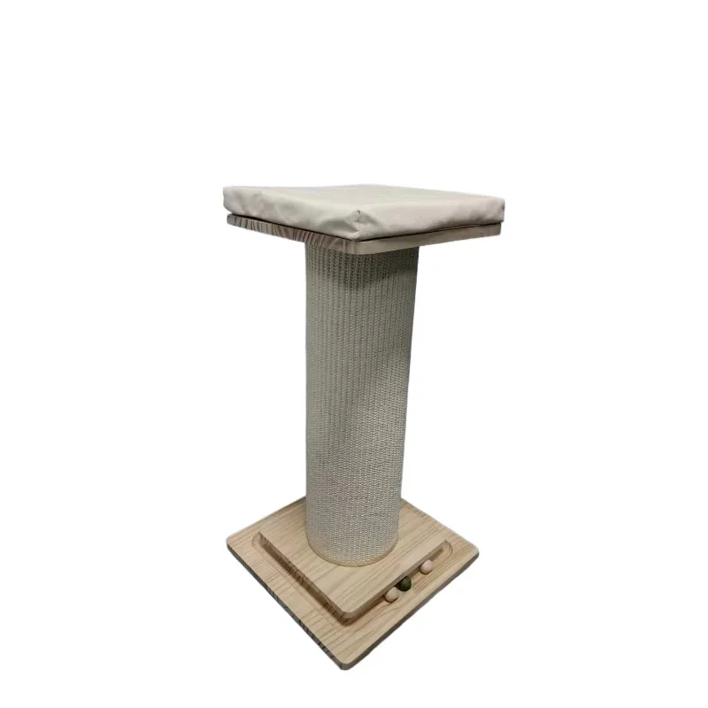 Luxury kitten tree with interactive pom-pom modern environmentally friendly wooden sword hemp exquisite workmanship
Luxury kitten tree with interactive pom-pom modern environmentally friendly wooden sword hemp exquisite workmanship