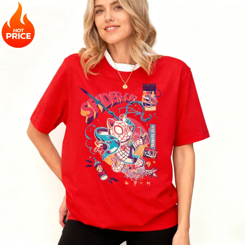 Marvel Spider-Man Summer T-shirt Boy 2025 Family Parent-child Clothing Oversized Casual Loose Sports Short-sleeved Unisex Tee
Marvel Spider-Man Summer T-shirt Boy 2025 Family Parent-child Clothing Oversized Casual Loose Sports Short-sleeved Unisex Tee