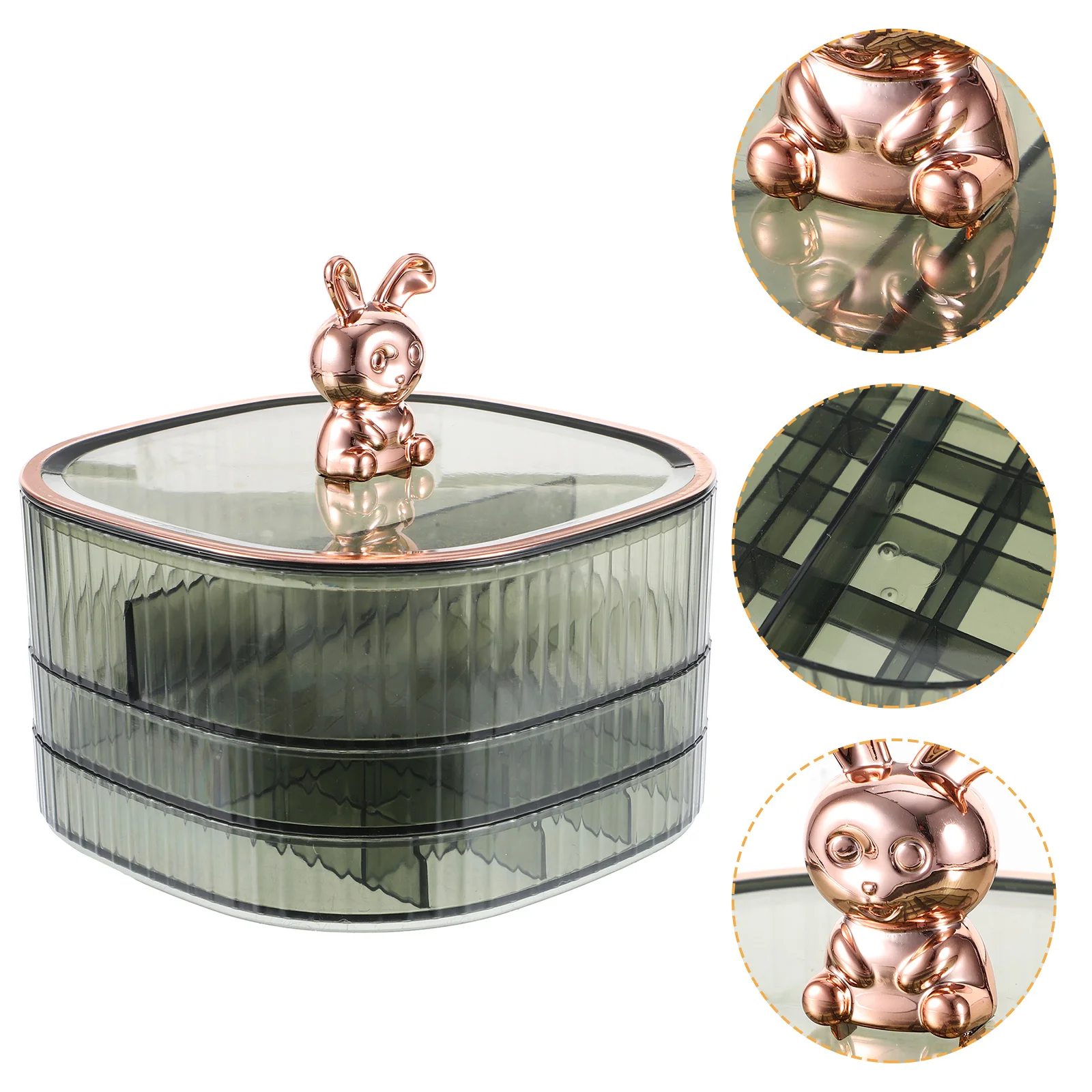 Jewelry Storage Box Large Desktop Organizer Case Portable Trinket Holder For Rings Necklaces Bracelets Earrings Women 
Jewelry Storage Box Large Desktop Organizer Case Portable Trinket Holder For Rings Necklaces Bracelets Earrings Women